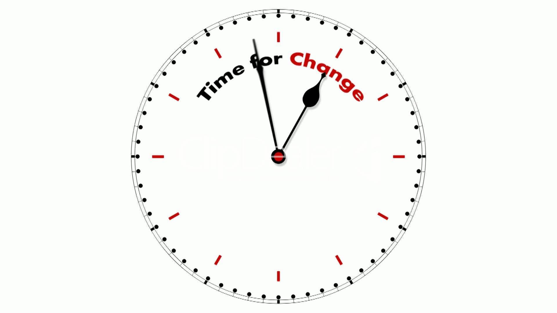 Clock Time For Change Lizenzfreie Stock Videos Und Clips